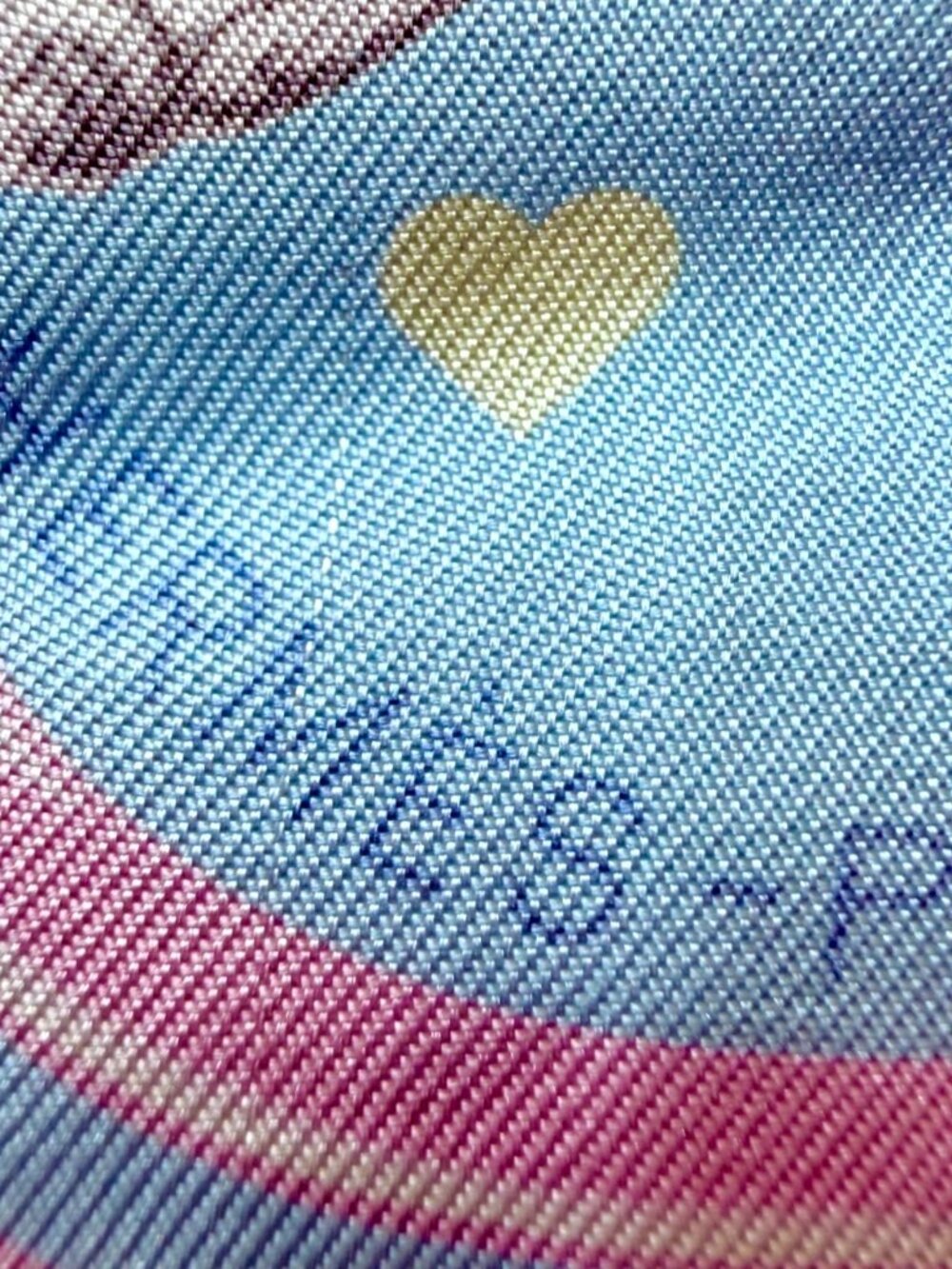 Hermes Pastel Pink Blue Brides de Gala Love Twilly Scarf - Picture 6 of 7